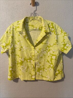Outdoor voices button down shirt